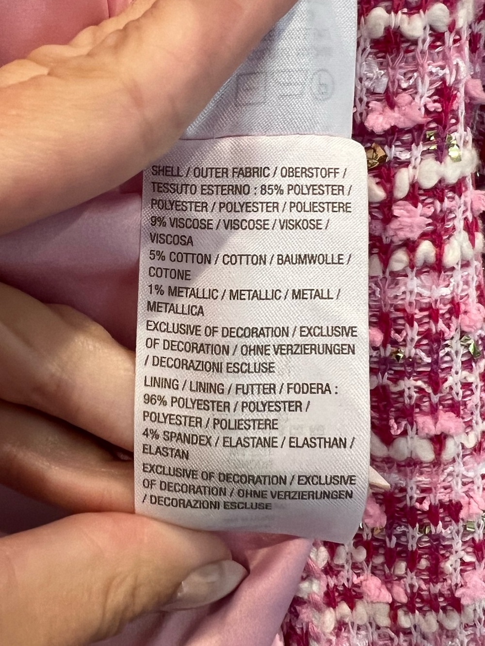 NWT Isaac Mizrahi pink jacket - Picture 8 of 8